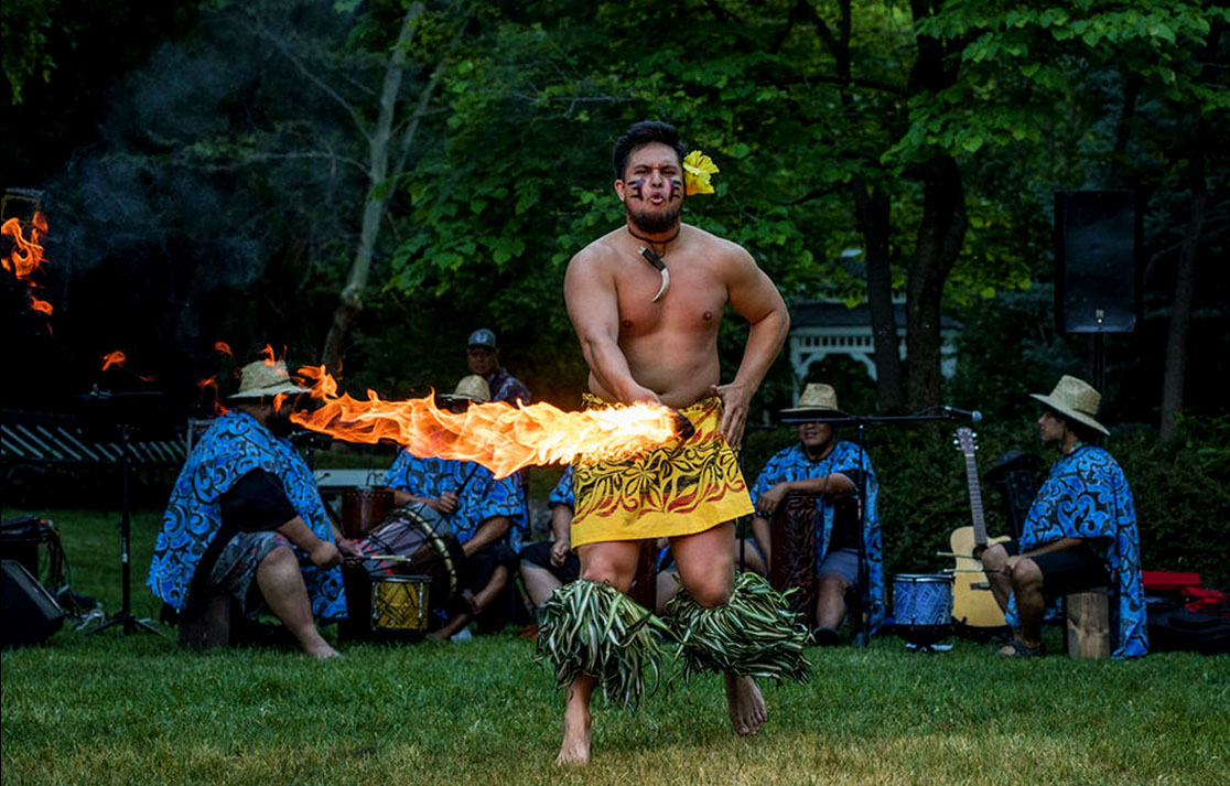 EO Luau fire dance